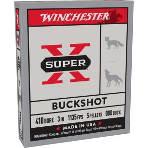 Winchester XB413 410 Gauge 3 in 000 Buck 5 Pellets 1135 fps