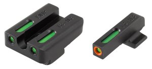 TruGlo TG13FN2PC TFX Pro Sights Black Tritium Fiber Optic for FNH FNP-40