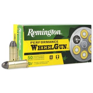Remington Performance Wheelgun 22340: .45 Colt, 250 Grain LRN, 50-Round Centerfire Pistol Ammo