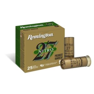 Remington Ammunition 20222 Premier Nitro 27 Handicap Load 12 Gauge 2.75" 1 1/8 oz 1235 fps 7.5 Shot 25 Bx/10 Cs