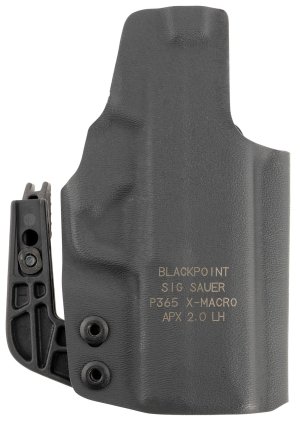 Sig Sauer P365-XMACRO IWB Holster Kydex Black Left-Hand