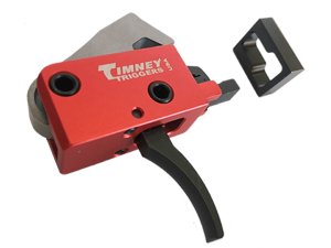 Timney Triggers 682 PCC Trigger Two-Stage 2 lbs Curved Black/Red