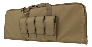 NcStar CVCP2960T-36 Vism AR/AK Carbine Case Tan 36" with 4 Mag Pouches
