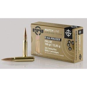 Prvi Partizan PPM8 8mm Mauser 200gr FMJ BT Rifle Ammo 20/Box