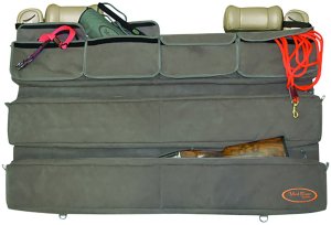 Mud River 18500 Truck Seat Organizer Brown Nylon/Poly Pique 49"x27"
