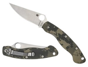 Spyderco Military C36GPCMO 4.00 In DLC Blade G-10 Handle