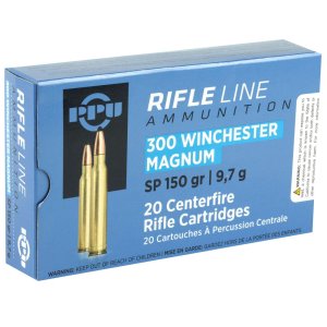 Prvi Partizan PP3001 Standard Rifle 300 Win Mag 150gr Soft Point 20 Box