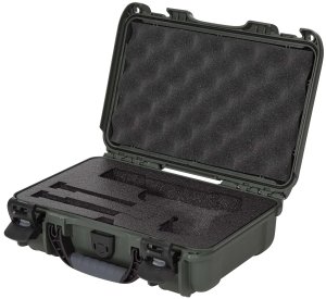 Nanuk 909CLASG6 Classic Waterproof Gun Case Olive Foam Lined