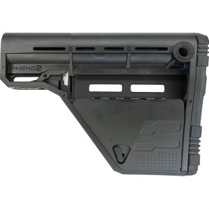Amend2 A2AMSLOWSBLK AR-15 Stock M-LOK Black Storage Compartment