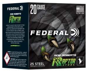 Federal RRS2094 20GA 3In 1Oz Raptor Shotgun Shells