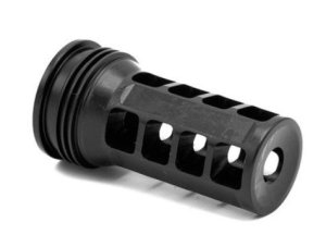 HUXWRX 1685 QD Muzzle Brake 7.62 M18x1.5 Titanium Black