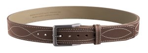 Magpul MAG127621046 Tejas EL Pistolero Gun Belt 46" Brown Bull Hide