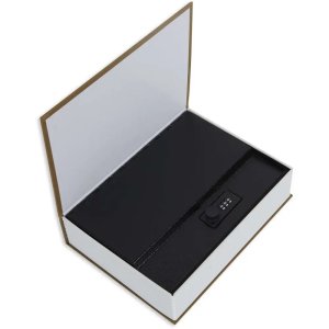 Bulldog BD1182 Deluxe Diversion Book Safe Brown Steel Combination Lock
