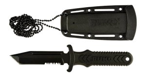RUKO RUK0098 440A TIN 3 Inch Tactical Neck Boot Knife