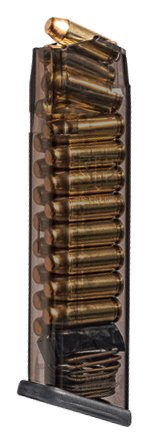 Elite Tactical Systems Pistol Magazine 10mm Auto 20 Rounds Carbon Smoke