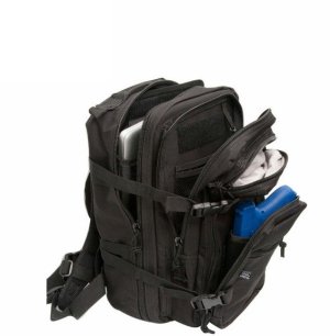 Glock Backpack - 18x11x11, 4 Storage Areas, Black