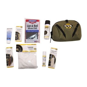 CVA AA1722 Field Cleaning Kit .50 Caliber 8 Piece Soft Nylon Green