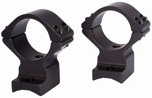 Talley Scope Mount Ring for Tikka T1/T1X 1in Tube High Black
