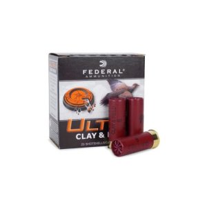 Federal Ultra Clay & Field 2.75" 12 Gauge Ammo 1 1/8oz #8 Shot 1145 fps 25 Shells
