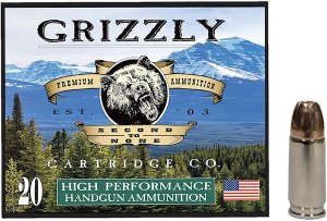 GRIZZLY GC9+P+CM10 9mm Luger (9x19) 124gr JHP 1275fps 20/Box