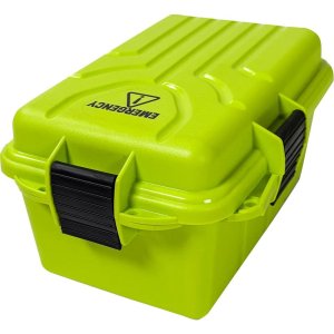 MTM Case-Gard Emergency Box 2 Yellow Water-Resistant Survival Gear