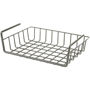 SnapSafe Hanging Shelf Basket 76012 Black 12"x2.5"x9"