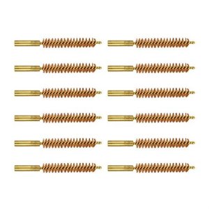 BROWNELLS SPECIAL LINE DEWEY BRUSH BRONZE .38 CALIBER RIFLE 12 PACK
