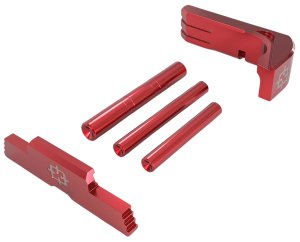 Cross Machine Tool Company Glock 43 3 Piece Upgrade Kit Red Aluminum