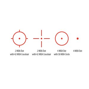US Optics RS-3324RL 33x24mm Red Laser 4-Reticle Quick-Release
