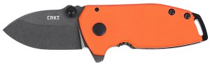 CRKT Squid Folding Knife 1.75" D2 Blade Orange G10 Handle