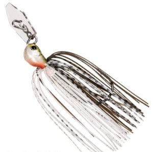 Z-Man ChatterBait JackHammer StealthBlade 3/8 Oz Green Pumpkin Shad