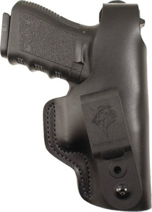 DeSantis 033BAM9Z0 Dual Carry II Holster IWB/OWB RH Leather Black