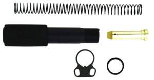 TacFire MAR049B Mil-Spec AR-15 Pistol Buffer Tube Kit Black Aluminum