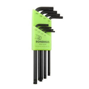 Bondhus 71834 ProHold Star Tip L-Wrenches Set