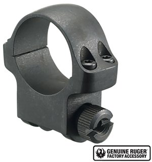 Ruger Scope Ring 4BHM Hawkeye 1" Medium Blue 90278