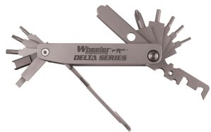 Wheeler Delta Series Compact Multi-Tool, Stainless Steel, Satin Finish, AR Platform, Includes Nylon Belt Sheath