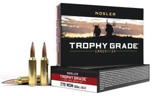 Nosler 60114 Trophy Grade 270 WSM 150 gr AccuBond Long Range 20 Rounds