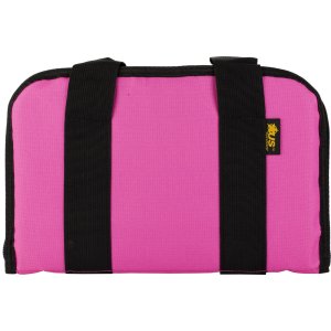 US Peacekeeper P21123 Pink Water-Resistant Pistol Case with Mag Bands