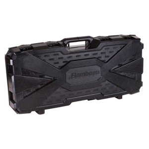 Flambeau 3011PDW Gun Case, Rugged Polymer, Foam, Velcro Straps, TSA Safe