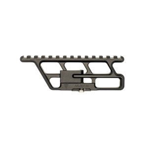 RS Regulate AK-307M Yugo Full-Length Lower Rail, Titanium Lock, 8 oz, Black