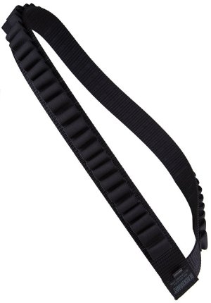 Blackhawk 43SB55BK Shotgun Bandoleer Black Nylon 55rd Over Shoulder