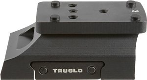 GSM Outdoors Universal Micro Red Dot Sight Riser Black Anodized