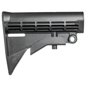 OH-BS01 Mil-Spec 6 Position Buttstock Black Adjustable AR-15