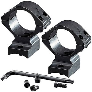 Browning 12311 Integrated Scope Mount System Scope Ring Set 2-Piece Weaver Low 1" Tube Matte Black Aluminum