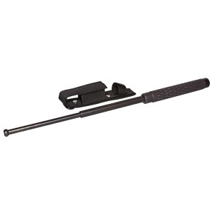 PSP NS21R Expandable 21" Steel Baton with Black Rubber Handle and Sheath