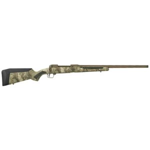Savage Arms 57411 110 High Country 243 Win 4+1 22" Rifle, Midnight Bronze Cerakote, TrueTimber Strata Fixed AccuStock with AccuFit