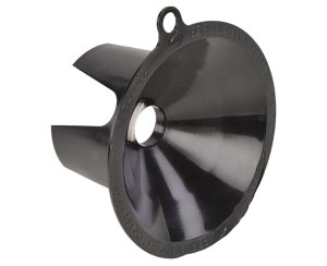 Mec-Gar USA EZ-Fill Funnel for Shot and Powder Bottles, Black Polymer