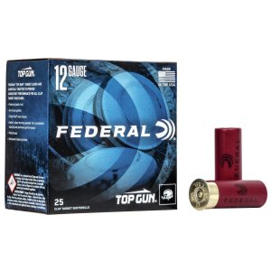Federal Top Gun Target Load 12 Gauge 2.75" 1 1/8 oz 7.5 Shot 25 Per Box