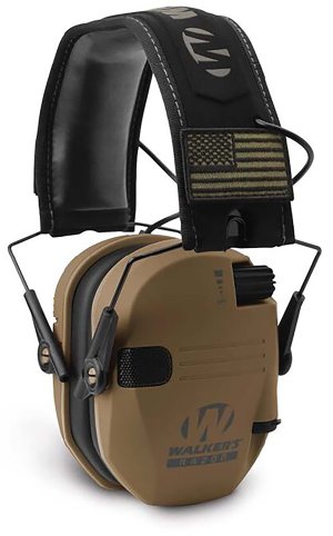 Walker's Razor Slim Patriot 23NRR Battle Brown Omni Mics