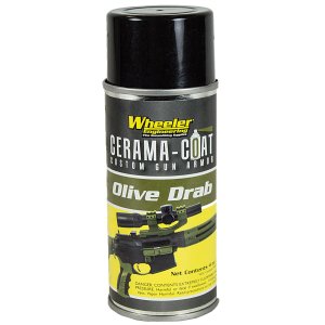 Wheeler Engineering 567312 Cerama-Coat Firearm Finish, Olive Drab 2oz - Ultra-Durable, Scratch & Solvent Resistant, Matte